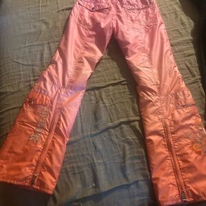 Bogner Pink and Leopard Print snow pants 
**Rare**